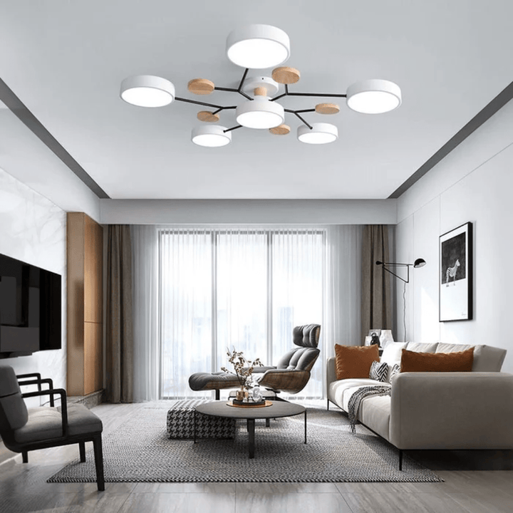 CEILUX - Plafonnier LED Rond au Design Minimaliste