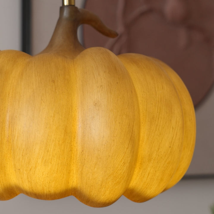 Duzy Pumpkin — Lampe Suspendue en Résine Vintage Japonaise