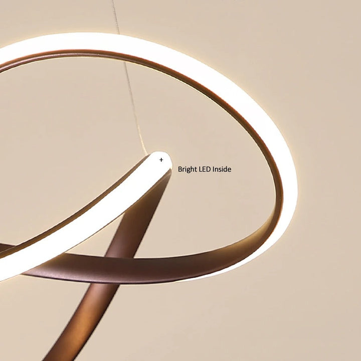 Trèfle - Suspension Scandinave à Anneaux LED