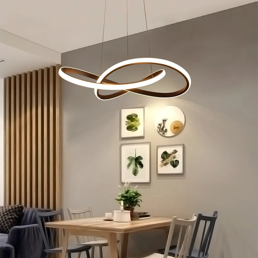Trèfle - Suspension Scandinave à Anneaux LED