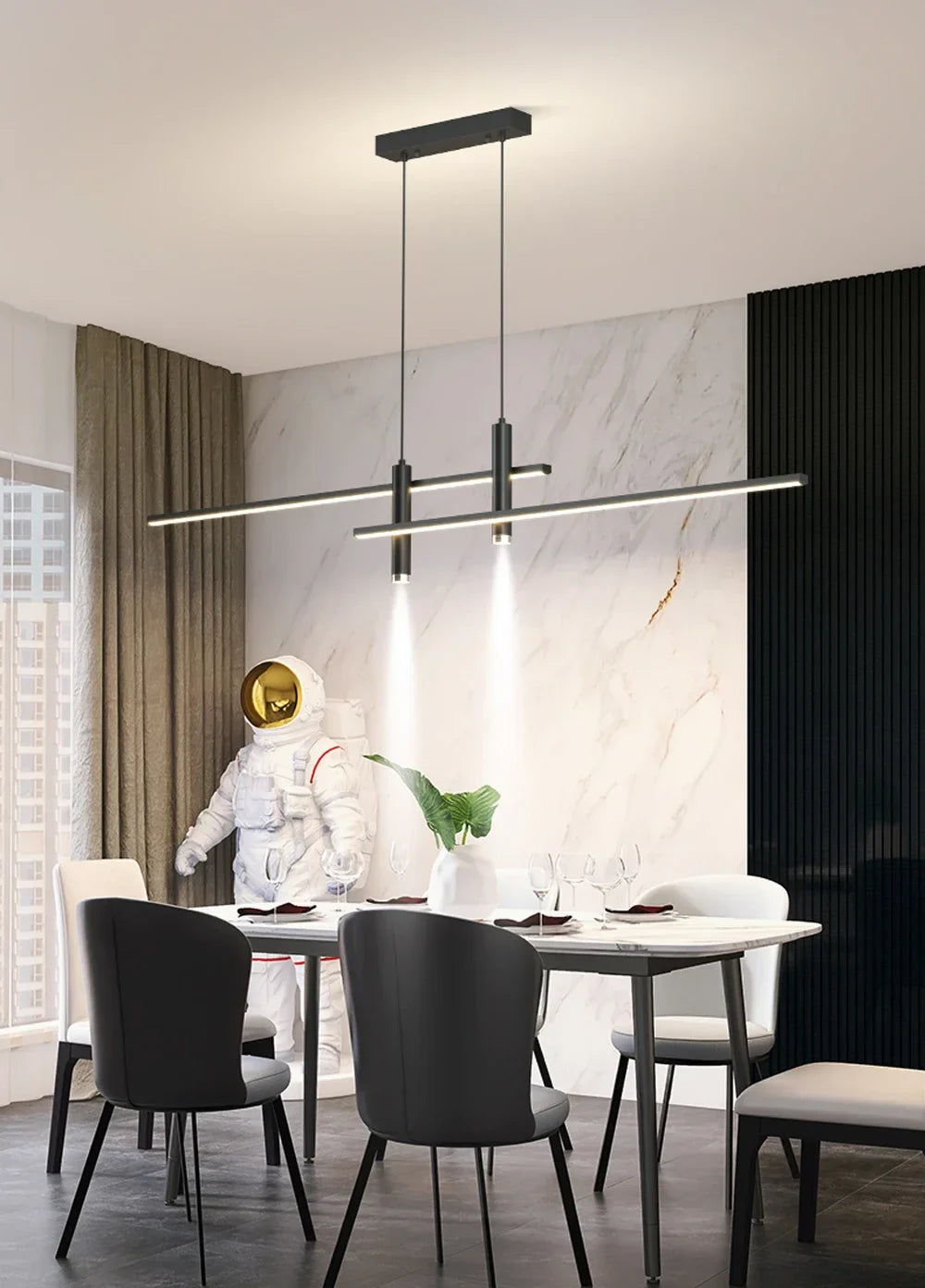 Lumina - Suspension LED Industrielle