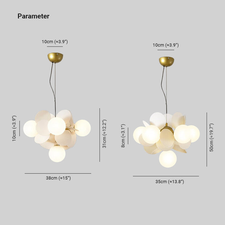 Arisha Fleur - Lustre Plafond Acrylique