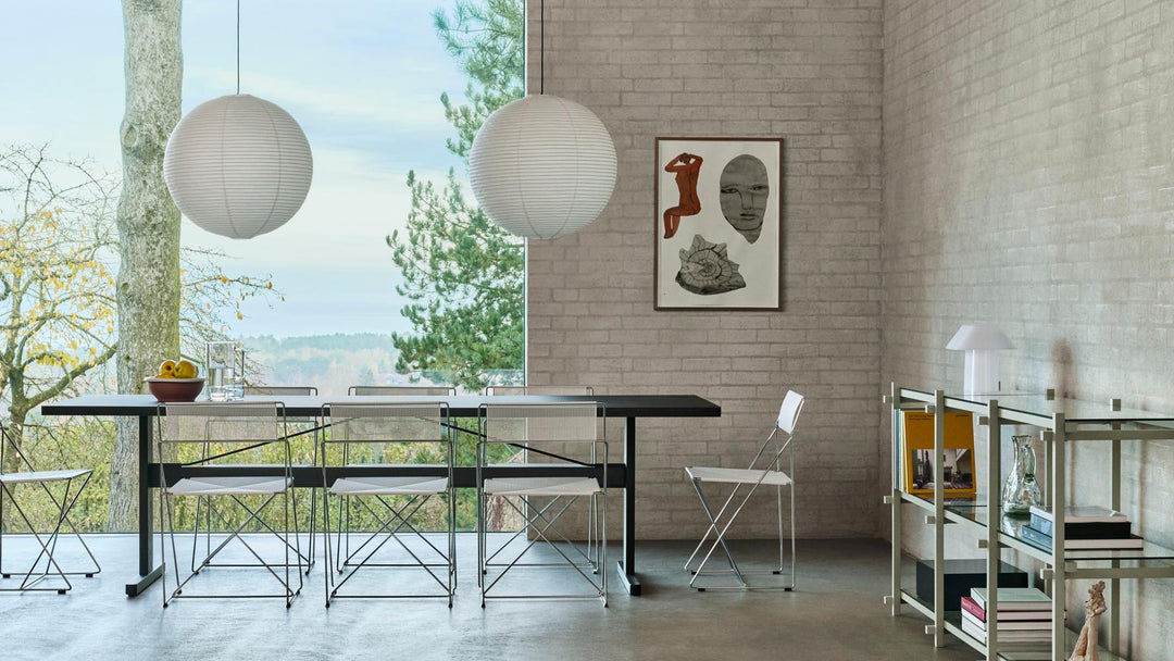 Abat-jour en papier de riz blanc Classic 60 x 58 cm - HAY