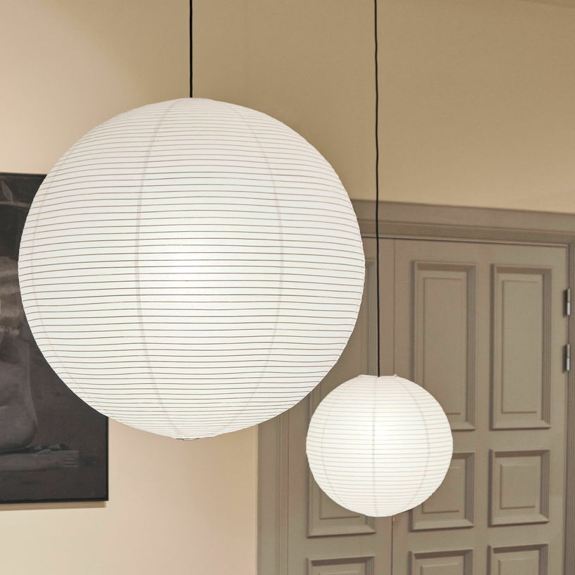 Abat-jour en papier de riz blanc Classic 60 x 58 cm - HAY