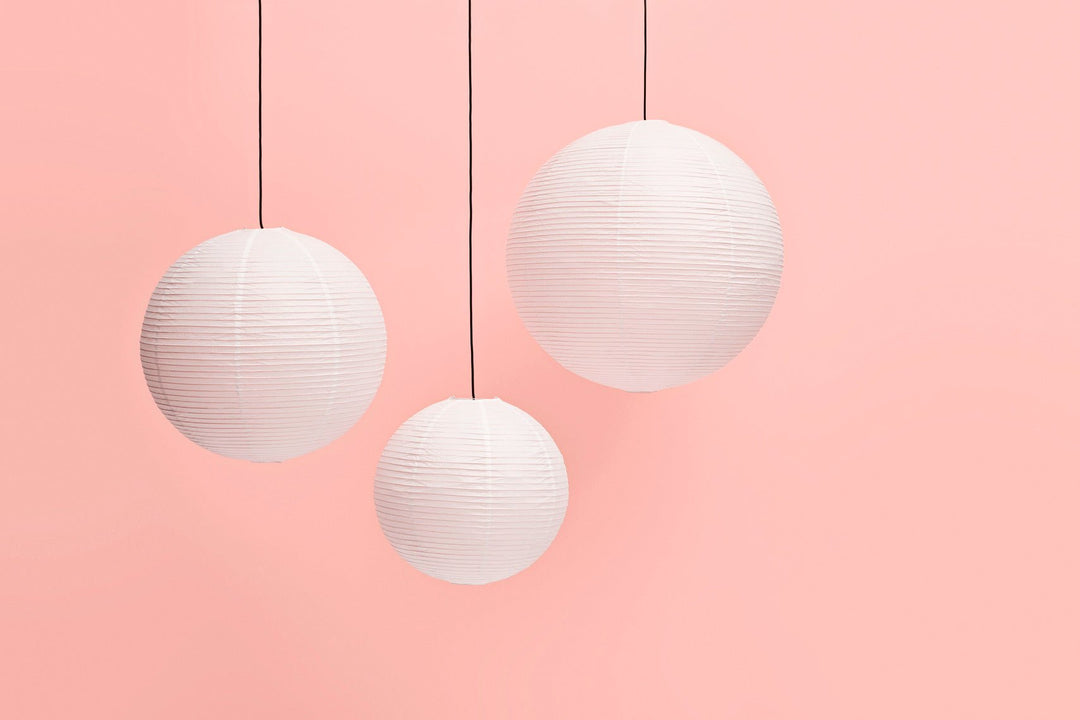 Abat-jour en papier de riz blanc Classic 80 cm - HAY