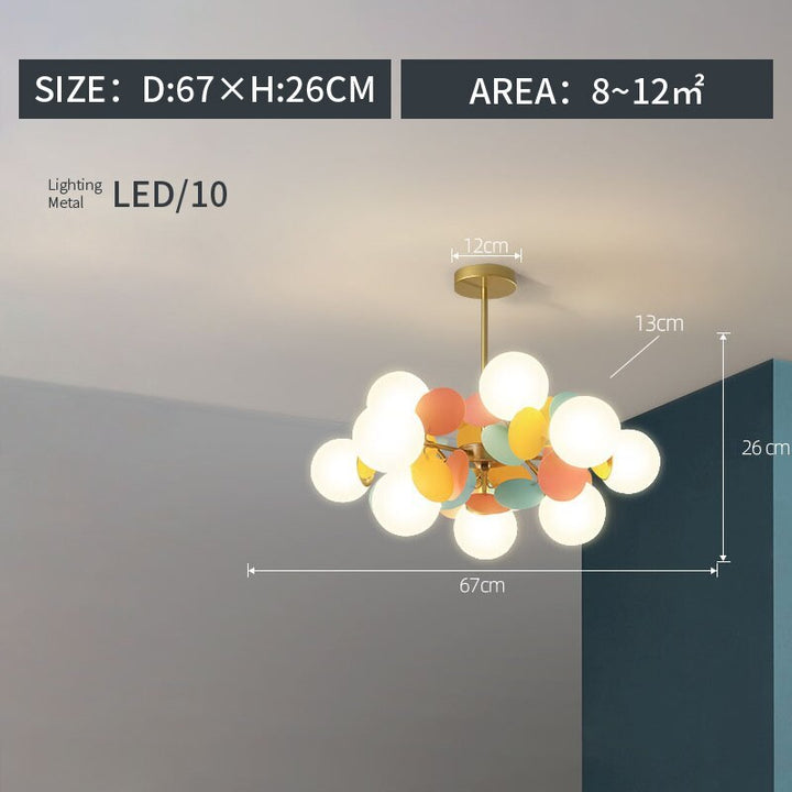 Arisha Fleur - Lustre Plafond Acrylique