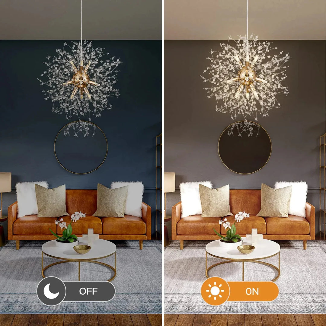 Pissenlit - Suspension Cristal Moderne LED
