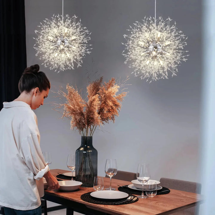 Pissenlit - Suspension Cristal Moderne LED