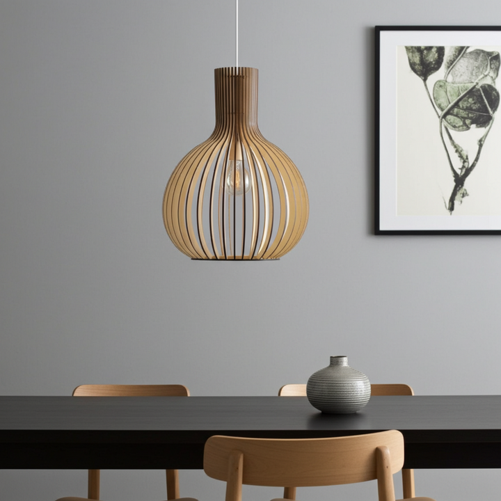 Wagner - Suspension Cage en Bois Style Campagne