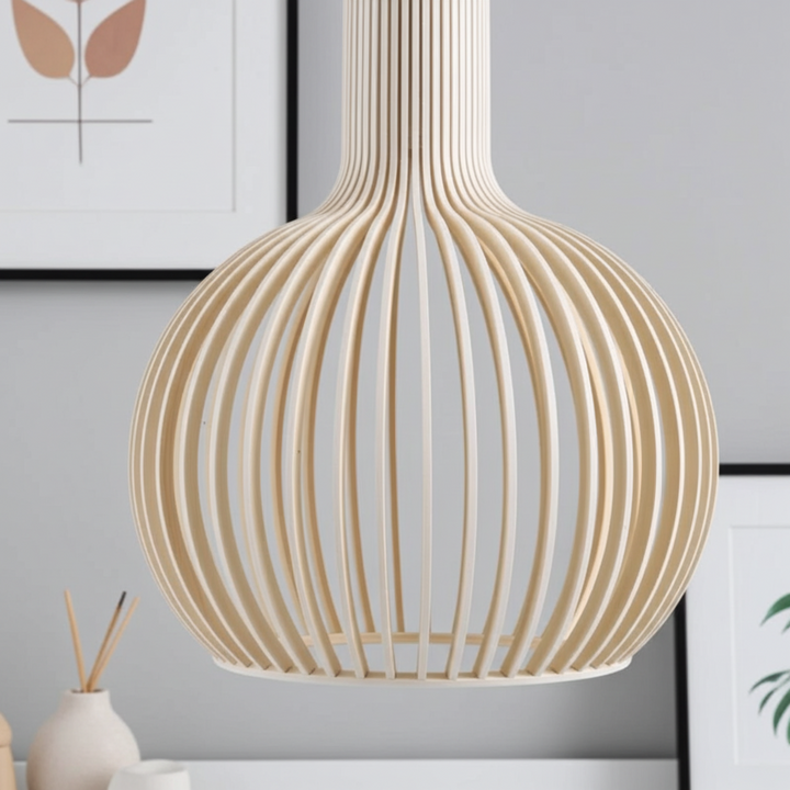 Wagner - Suspension Cage en Bois Style Campagne