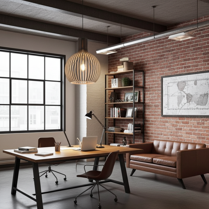 Wagner - Suspension Cage en Bois Style Campagne