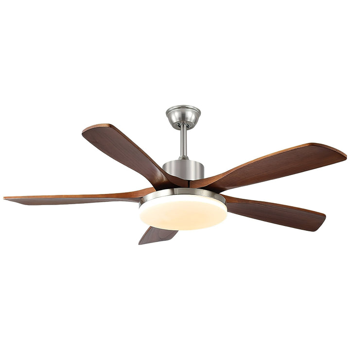 Plafonnier Ventilateur Orvian Moderne en Bois