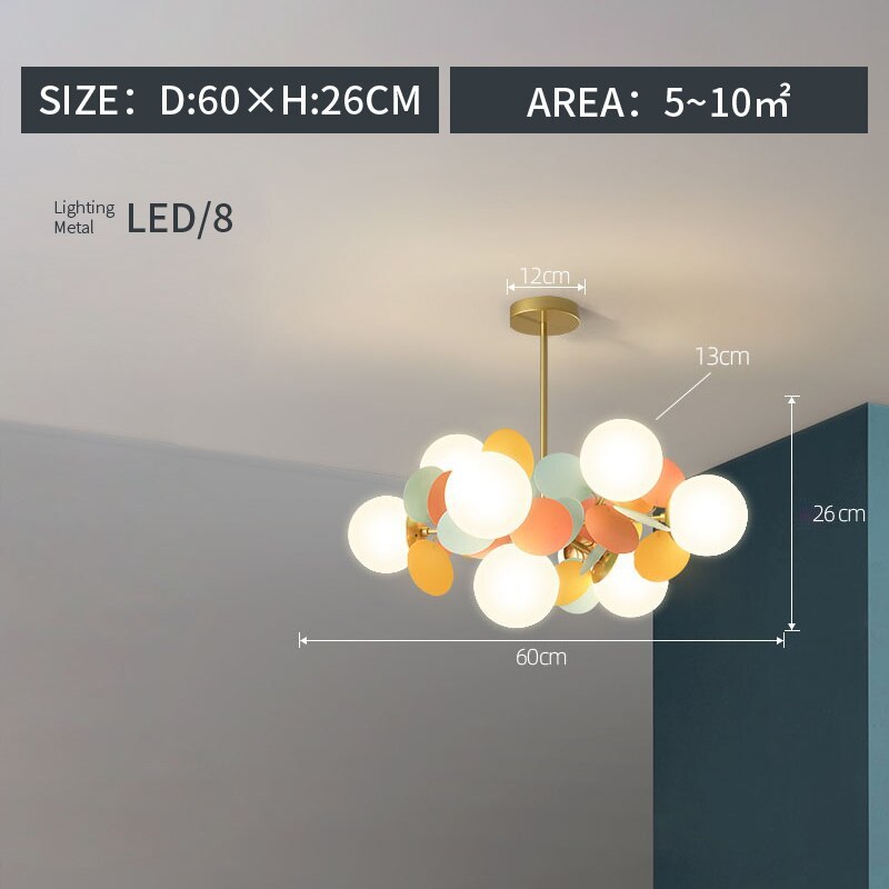 Arisha Fleur - Lustre Plafond Acrylique