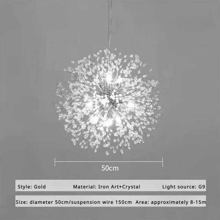 Pissenlit - Suspension Cristal Moderne LED