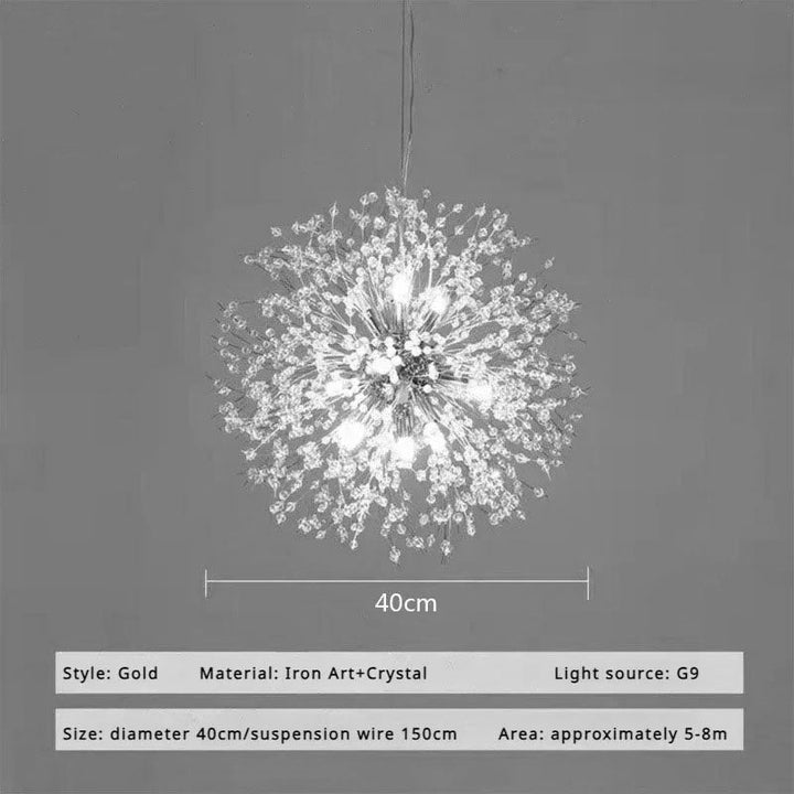 Pissenlit - Suspension Cristal Moderne LED