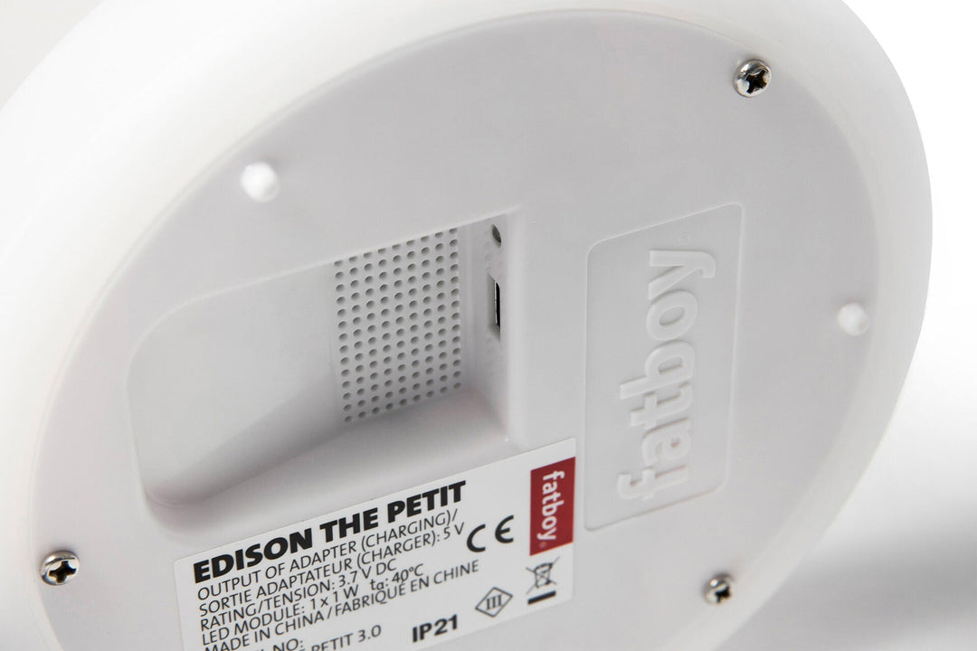 Lampe sans fil blanche 16x25cm Edison the Petit - Fatboy