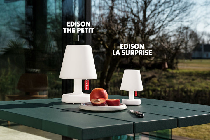 Lampe sans fil blanche 16x25cm Edison the Petit - Fatboy