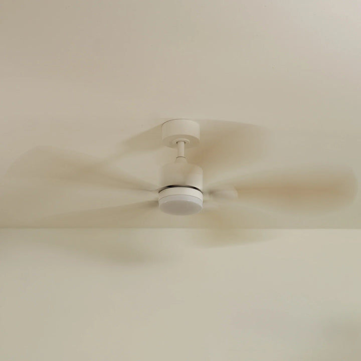Libellule teinté Chêne — Ventilateur de plafond design