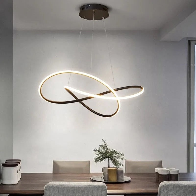 Trèfle - Suspension Scandinave à Anneaux LED