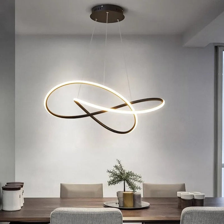 Trèfle - Suspension Scandinave à Anneaux LED