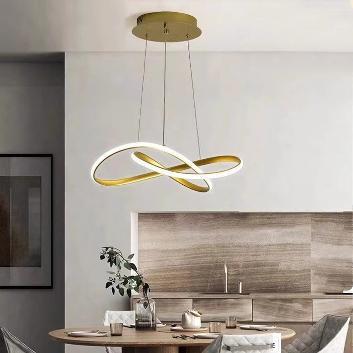 Trèfle - Suspension Scandinave à Anneaux LED