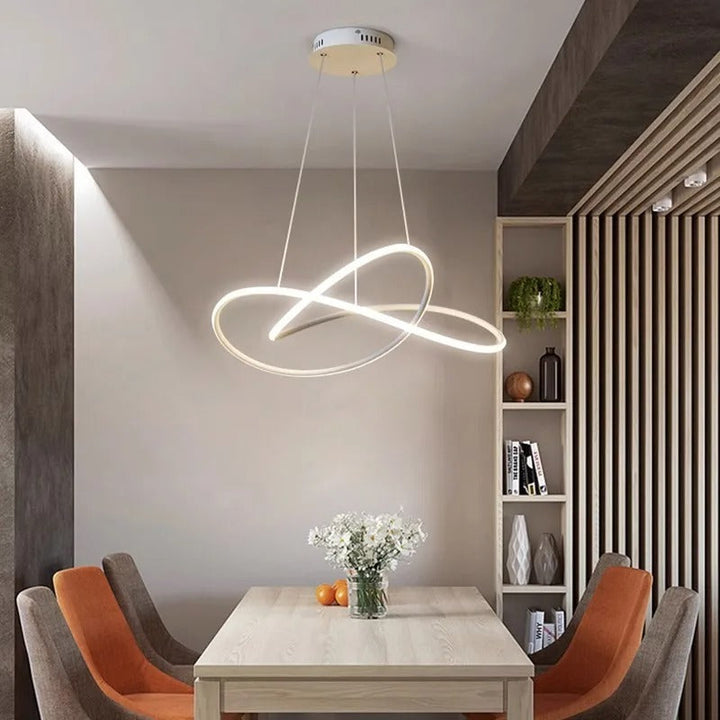 Trèfle - Suspension Scandinave à Anneaux LED