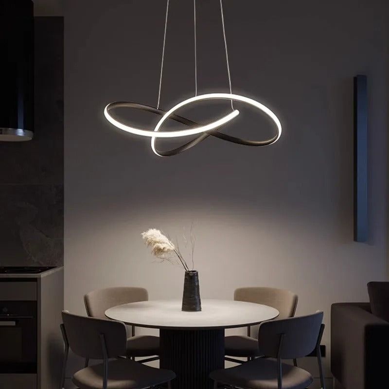 Trèfle - Suspension Scandinave à Anneaux LED