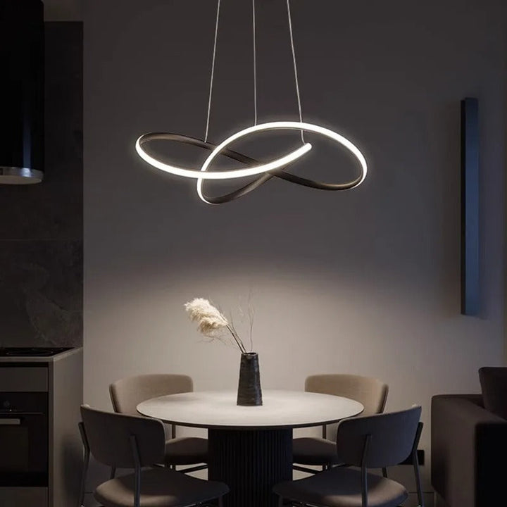 Trèfle - Suspension Scandinave à Anneaux LED