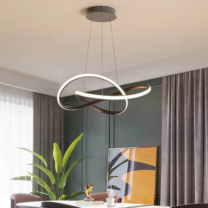 Trèfle - Suspension Scandinave à Anneaux LED