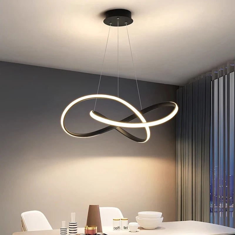 Trèfle - Suspension Scandinave à Anneaux LED