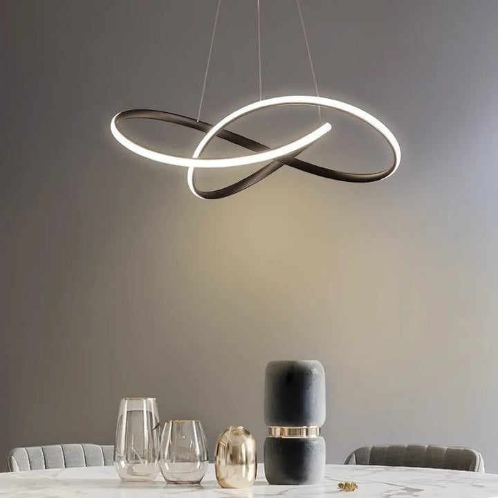 Trèfle - Suspension Scandinave à Anneaux LED