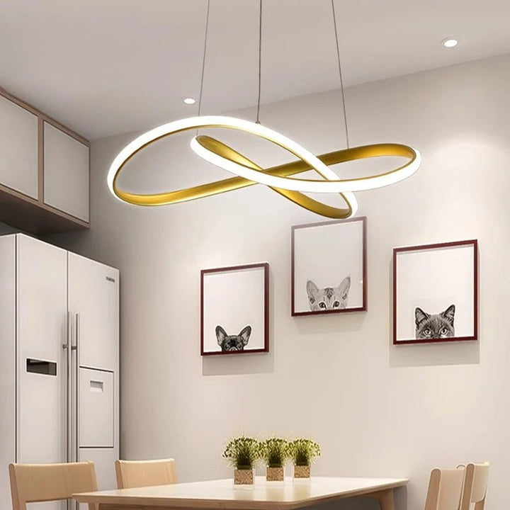 Trèfle - Suspension Scandinave à Anneaux LED