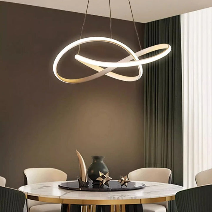 Trèfle - Suspension Scandinave à Anneaux LED