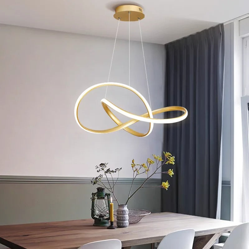 Trèfle - Suspension Scandinave à Anneaux LED