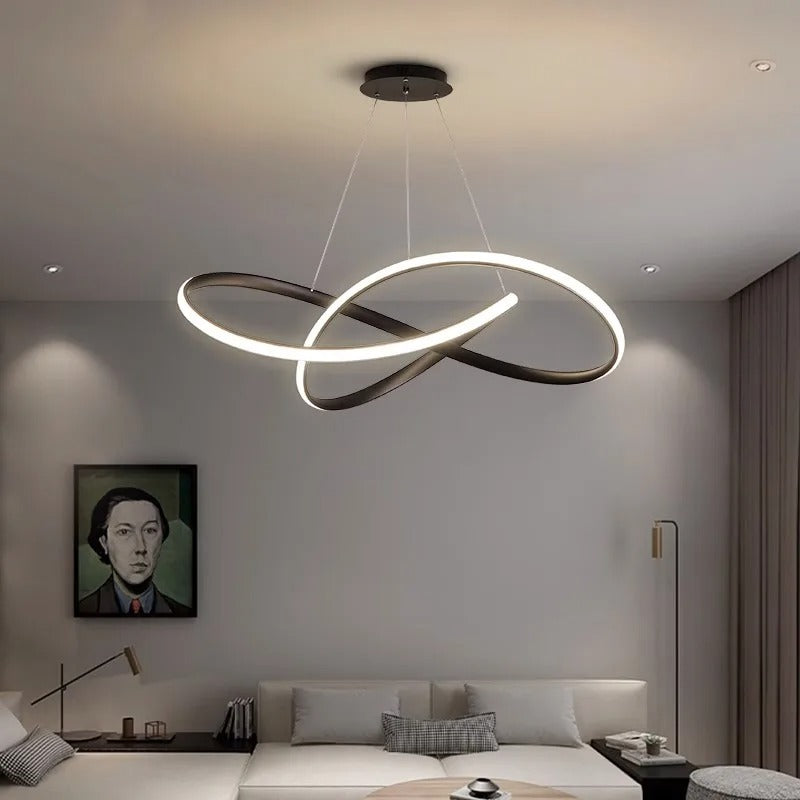Trèfle - Suspension Scandinave à Anneaux LED