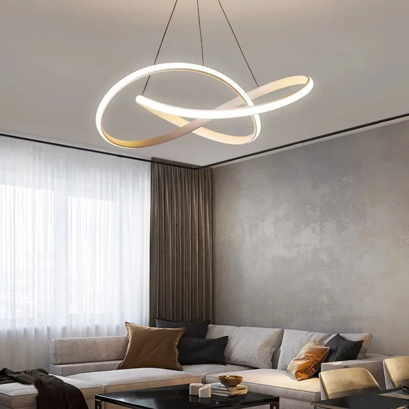 Trèfle - Suspension Scandinave à Anneaux LED