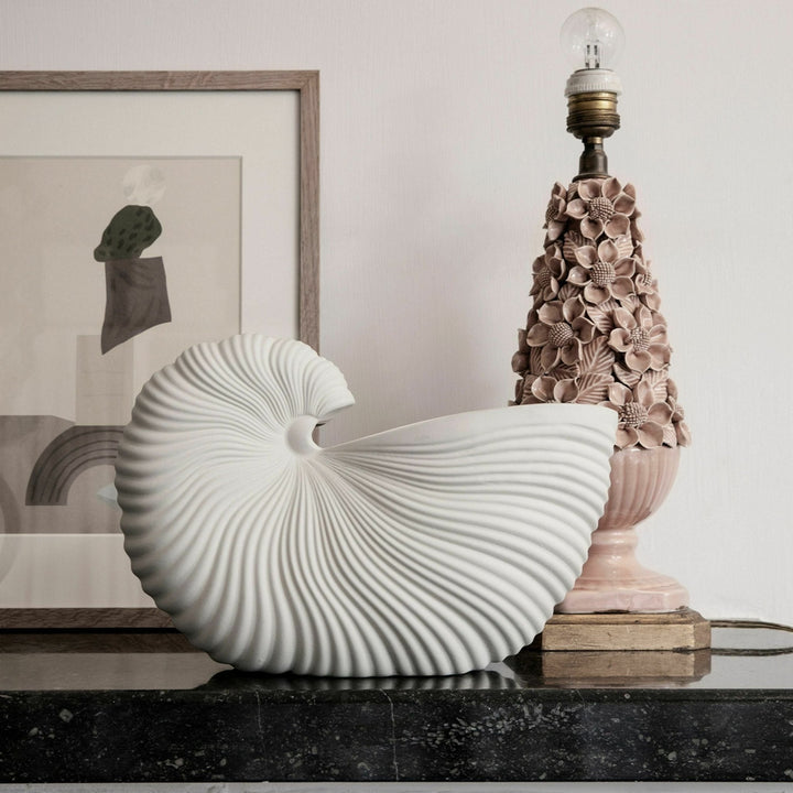 Pot en grès écru coquillage - Ferm Living