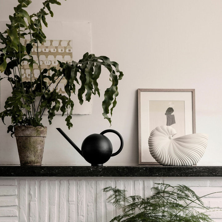 Pot en grès écru coquillage - Ferm Living