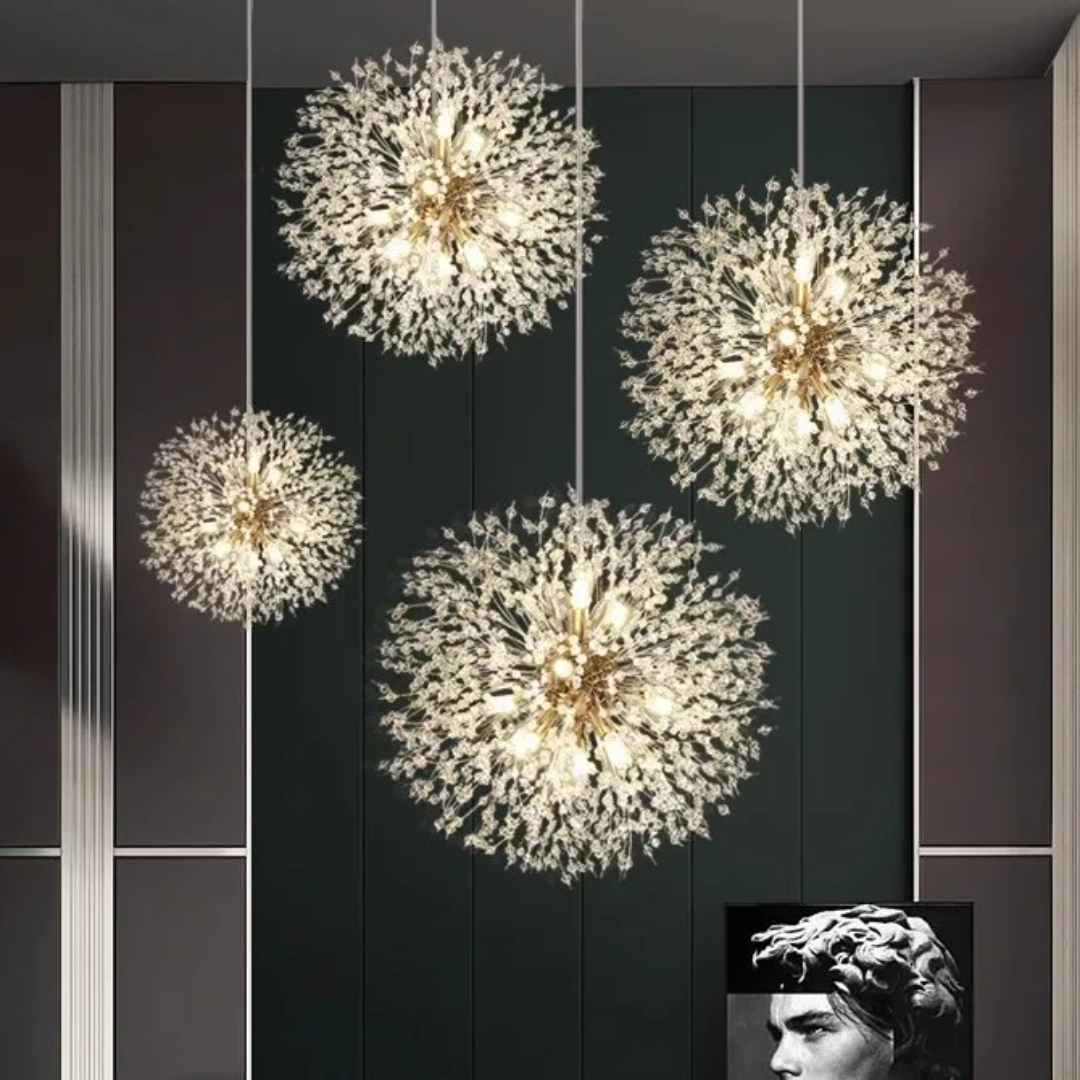 Pissenlit - Suspension Cristal Moderne LED