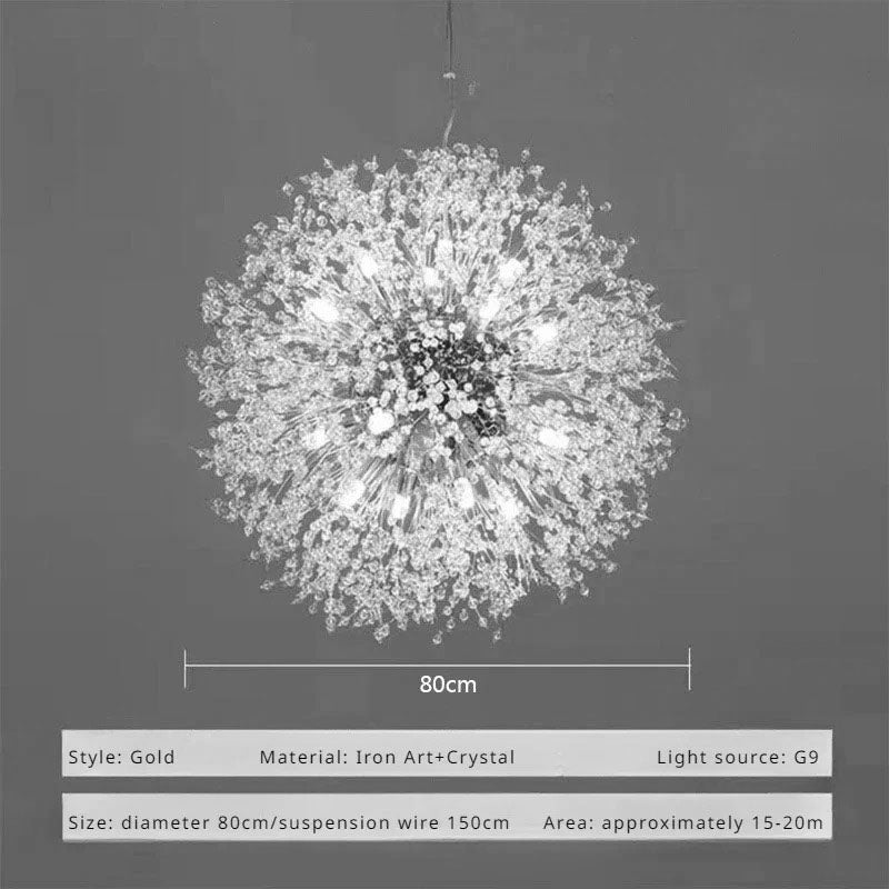 Pissenlit - Suspension Cristal Moderne LED