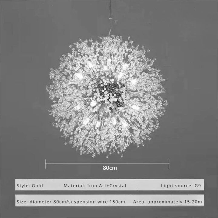Pissenlit - Suspension Cristal Moderne LED