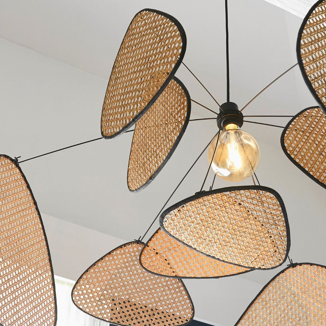 Suspension en cannage marron 110 cm Screen - Market Set