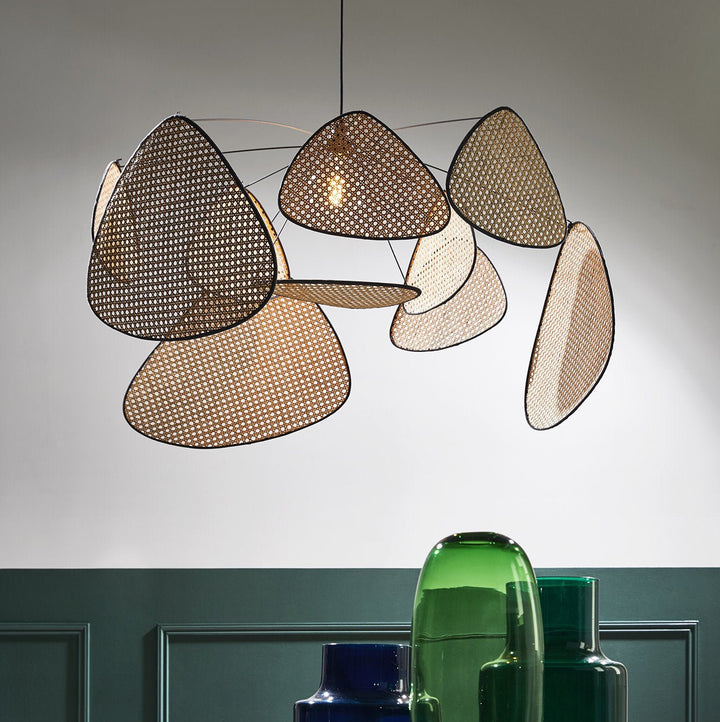 Suspension en cannage marron 110 cm Screen - Market Set