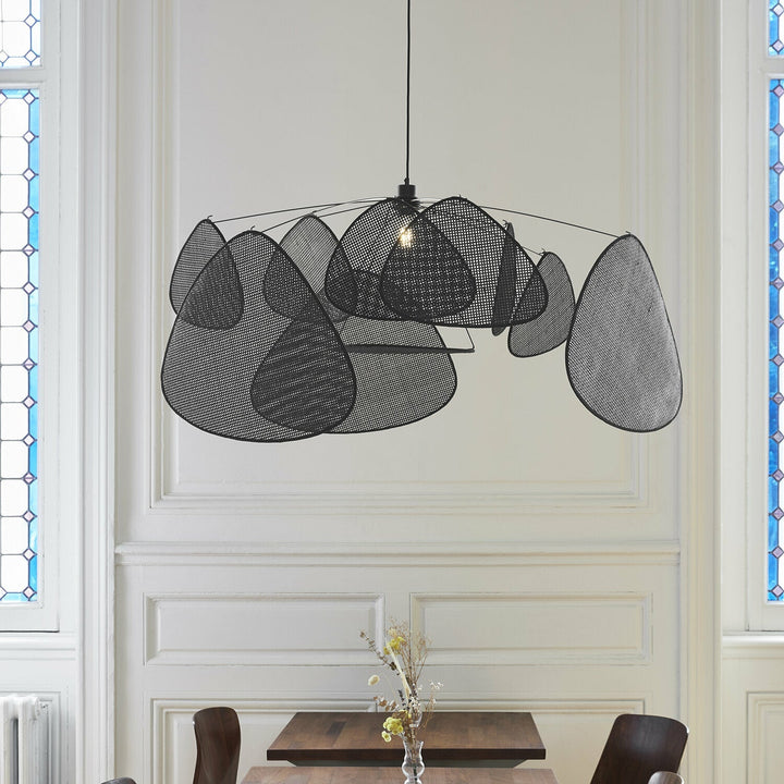 Suspension en cannage noir 110 cm Screen - Market Set