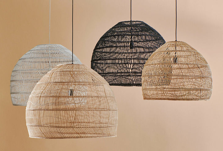 Suspension en osier naturel 60 cm Wicker Ball - HKliving