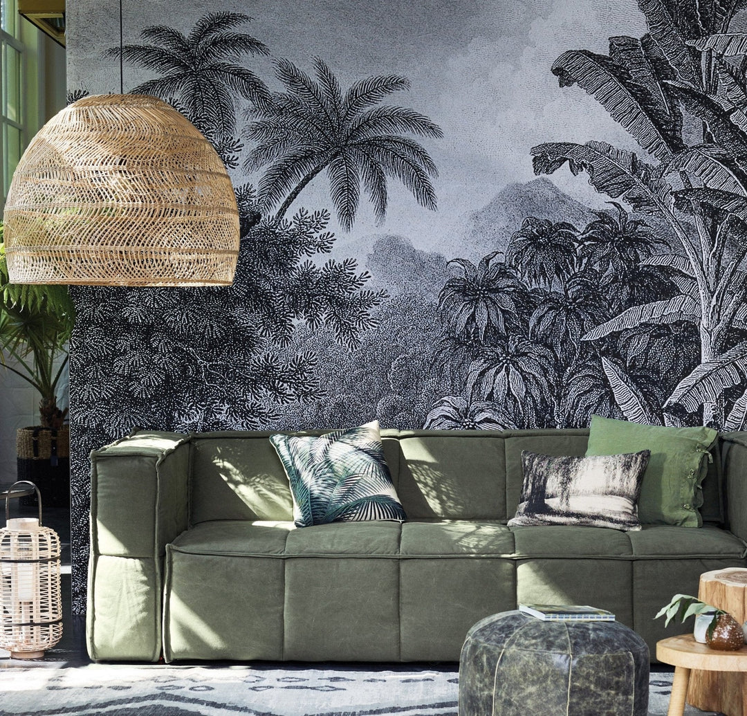 Suspension en osier naturel 60 cm Wicker Ball - HKliving