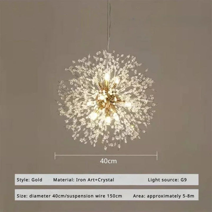 Pissenlit - Suspension Cristal Moderne LED