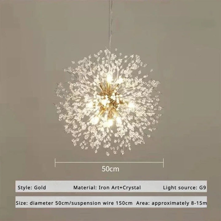 Pissenlit - Suspension Cristal Moderne LED